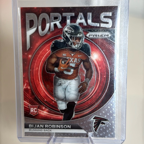 2023 BIJAN ROBINSON Panini Portals Prizm Rookie Card - Picture 2 of 3